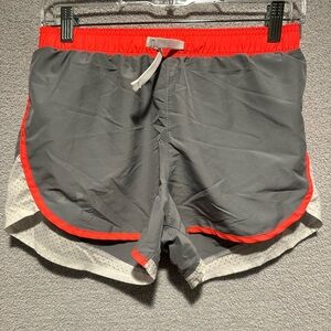 Under Armour Kids Gray and Coral Athletic Shorts